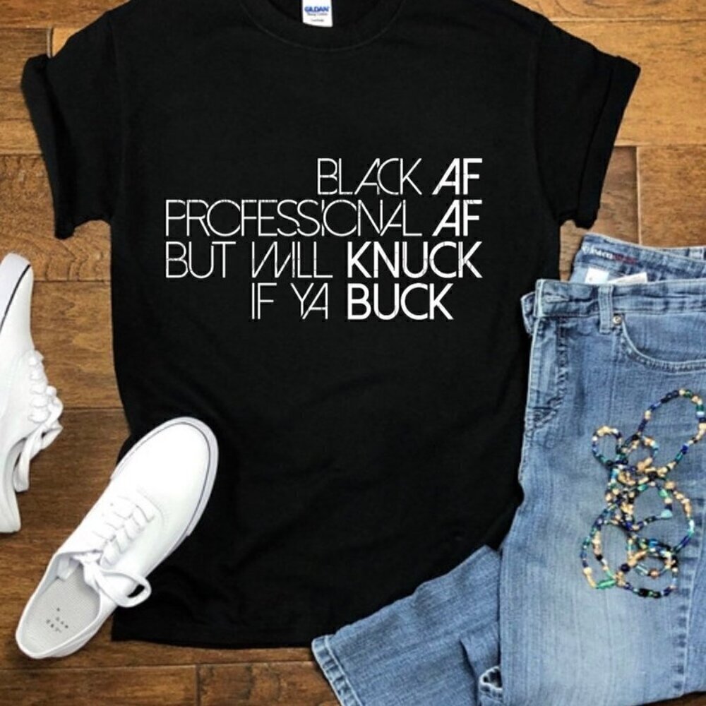 Black AF Juneteenth Black History Graphic T-Shirt Melanin Pride Casual Tee .